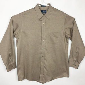 STAFFORD Wrinkle-Free Broadcloth Button Up Shirt